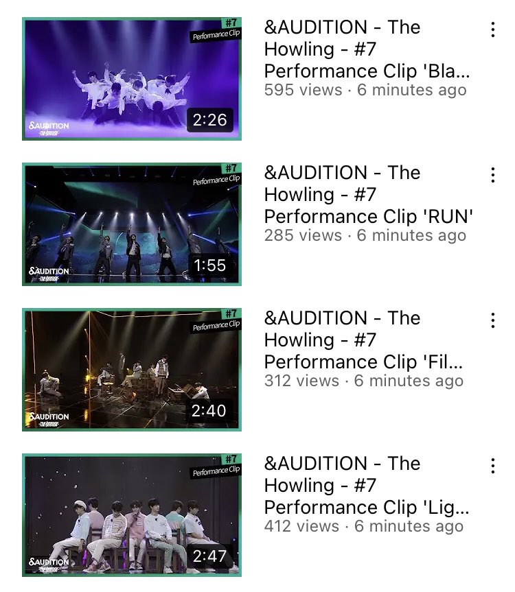&amp;AUDITION - The Howling’in 7. bölümünden öne çıkarılan klipler ve performans videoları yayınlandı!

🔗 youtube.com/c/HYBELABELSPL…

#andAUDITION