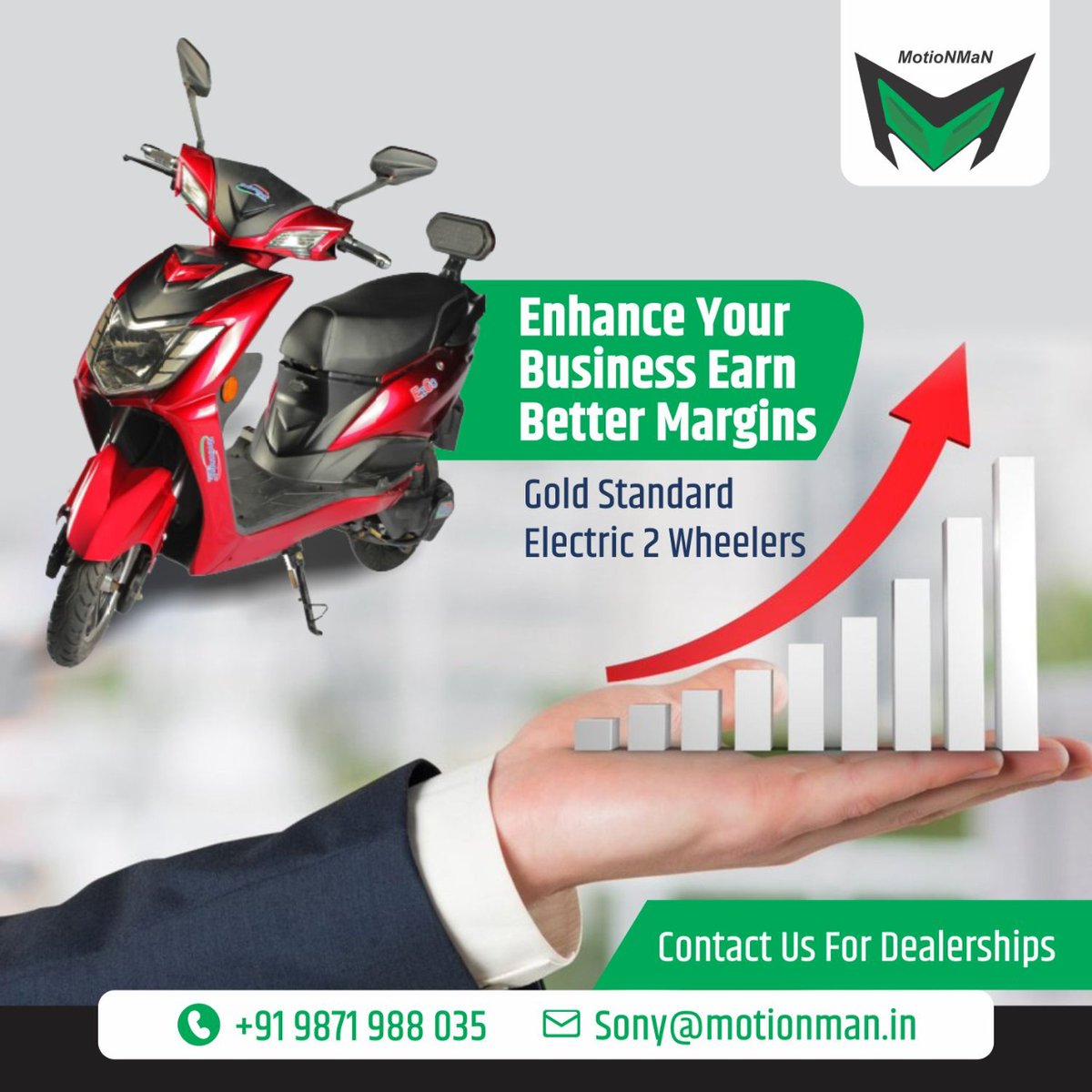 MotionmanS's tweet photo. Enhance your business earn better margins
Call - +91 9871988035
Sony@motionman.in
#ebike #bike #electricbike #ebikes #bikelife #electric #ebikeshop #scooter #emobility #electricmotorcycle #motorcycle  #ecofriendly #gogreen #electricmotor #goelectric #ride #zeroemissions #ev https://t.co/Px0vyeyaW2
