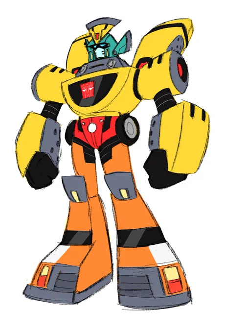Rough idea for Autobot pizza crew combiner, "Pizzerion"  