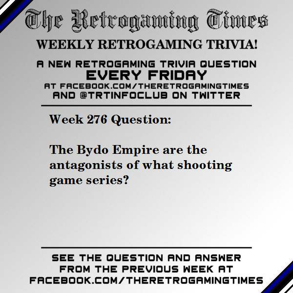 TRTinfoclub's tweet photo. Weekly #Retrogaming #Trivia! Week 276 - https://t.co/fD2BvEjkEz - Submit a trivia question: trt@classicplastic.net - Read the latest issue: https://t.co/jdezGiTAqO #TheRetrogamingTimes #WeeklyRetrogamingTrivia https://t.co/5gTilVPDf4