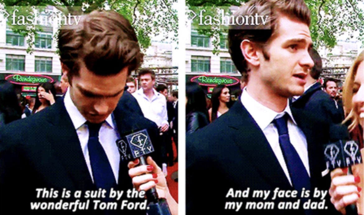 Happy birthday Andrew Garfield! Thank you to Richard and Lynn Garfield for bringing you into the world. 