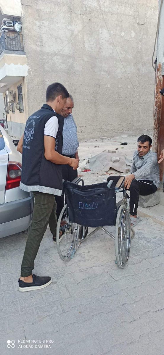 IleKuresel's tweet photo. KUMED GENEL MERKEZ olarak bir engelli kardeşimizin daha yüzünü güldürdük tekerlekli sandalye hayalini gerçekleştirdik emeği geçen teşkilat Başkanımıza teşekkür ederiz sessizlerin sesi kimsesizlerin kimsesi olmaya devam ediyoruz https://t.co/dXO92IZFcb