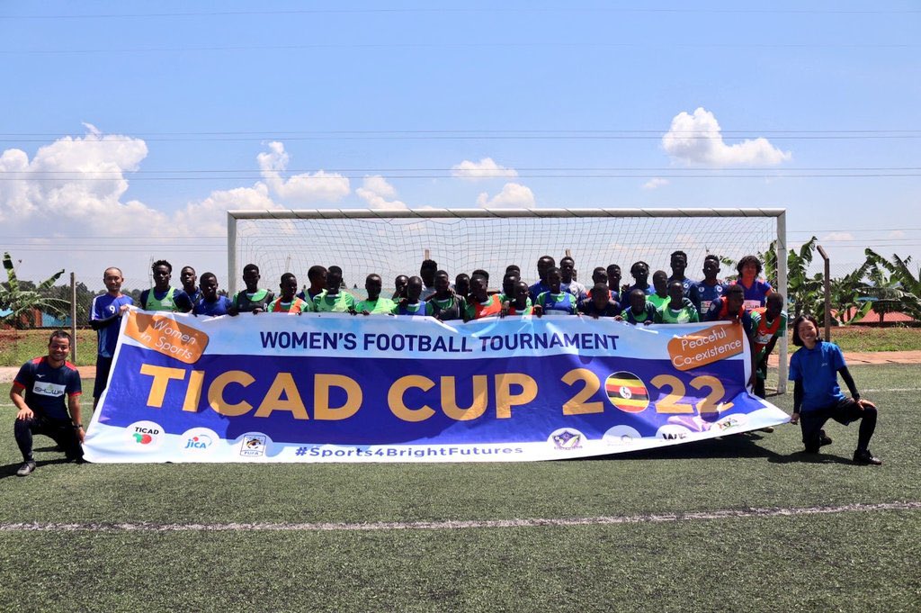 soltilo_uganda's tweet photo. 2022年8月19日から21日までの3日間にわたって #TICADCUP2022 Women's Football Tournament を開催!!💙⚽️
【共催】
@JicaUganda
@OfficialFUFA
@terra_ngo
【協賛】
@StadiumMorispo
@WE_League_JP
#TICAD8 #Sports4All #Sports4BrightFutures #WomenInSport
#sport4unity #sports4peace https://t.co/l6XmCFWudQ