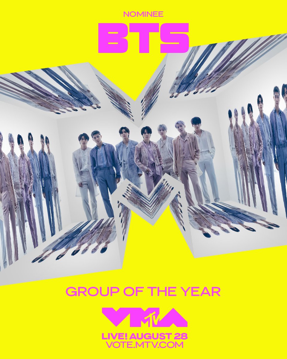 We are so excited to be nominated for 'Group of the Year' and 'Song of Summer' with 'Left and Right (feat. Jung Kook of BTS)' at the 2022 #VMAs! Thank you so much for your love and support as always!💜 #BTS #방탄소년단
