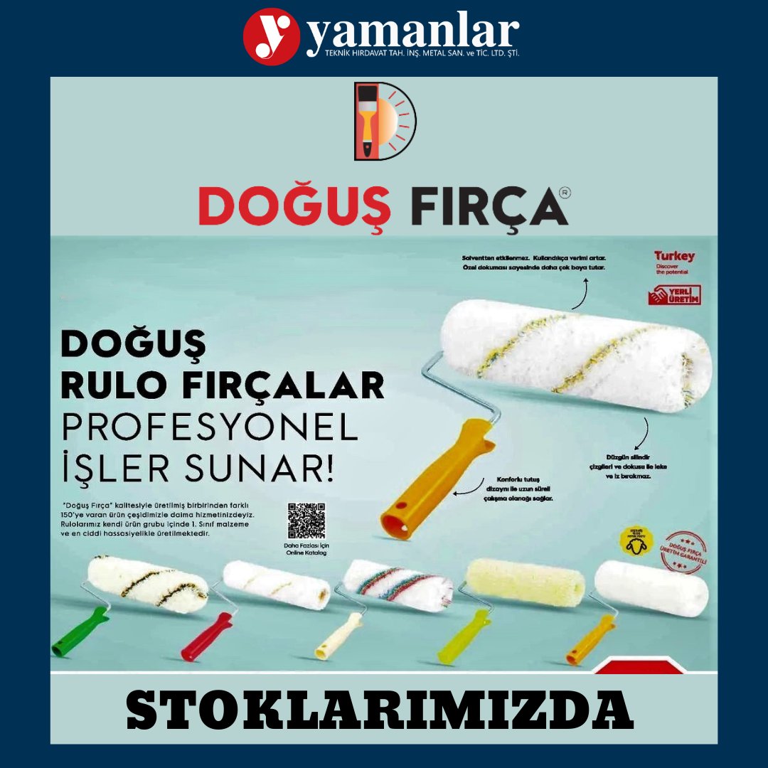 Doğuş Rulo Çeşitleri

<a href="/dogusfirca/">DOĞUŞ FIRÇA</a> #doğuşfırça #rulo #boya #badana #yamanlar #samsun 

STOKLARIMIZDA

Daha fazla bilgi için web sitemizi ziyaret edin:

yamanlargrup.com.tr
n11.com/magaza/hirdava…
gittigidiyor.com/magaza/hirdava…
hepsiburada.com/magaza/hirdava…