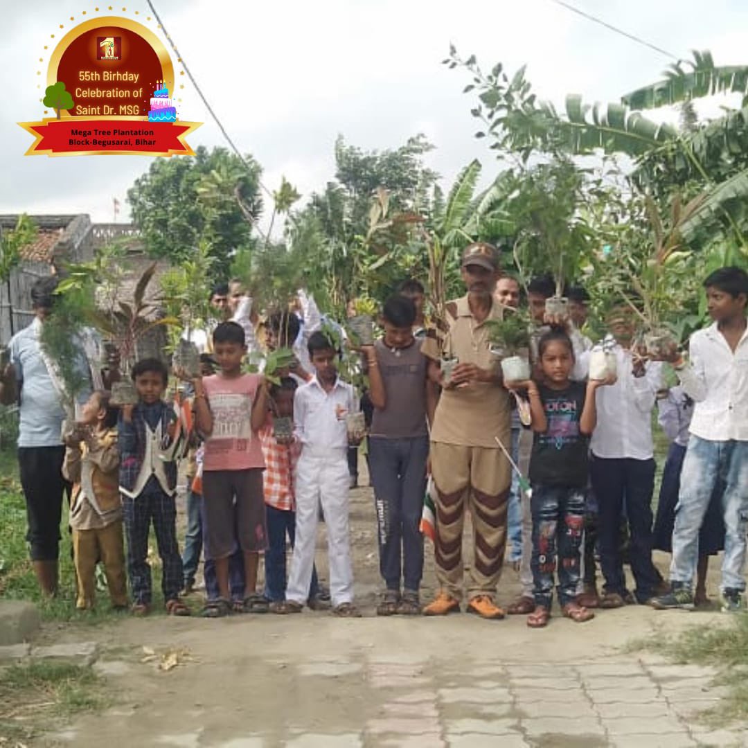DSSNewsUpdates's tweet photo. On August 14th, volunteers across the globe joined the 55th birthday celebration of Guruji by planting saplings🌱 and contributing to a better future for the planet! Check out the pics from #MegaTreePlantation Drive. https://t.co/vCQdL3tm8v