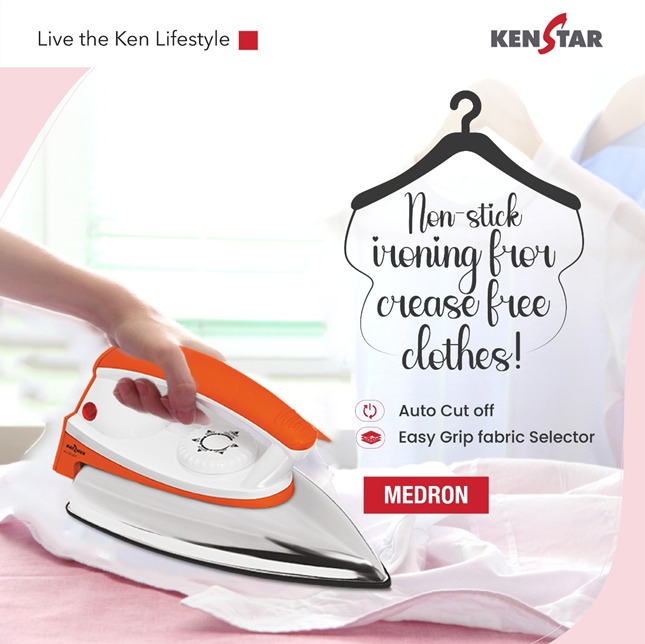 kenstar_india's tweet photo. It comes with a 360 deg. Cord Swivel movement for convenient ironing experience.
Order online now from the Kenstar website! https://t.co/lkKXi4T2Ct
#Kenstar #LiveTheKenLifestyle #DryIron #KenstarIron #ClothesIron #KenKomfort #NonStickIron https://t.co/B2LtSPsD8b