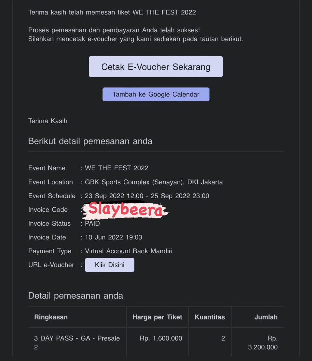 typicalemofairy's tweet image. WANT TO SELL/WTS  

Tiket WTF - We The Fest 2022
• 3 Day Pass tipe GA (Bukan yang Early entry)
• Ready 2 tickets

Akan dibantu urus sampai dapat Wristband, take all only 2,5jt ajaa beli 3,2jt‼️

Bisa via Shopee/Tokped #wethefest #wtf2022 #wts