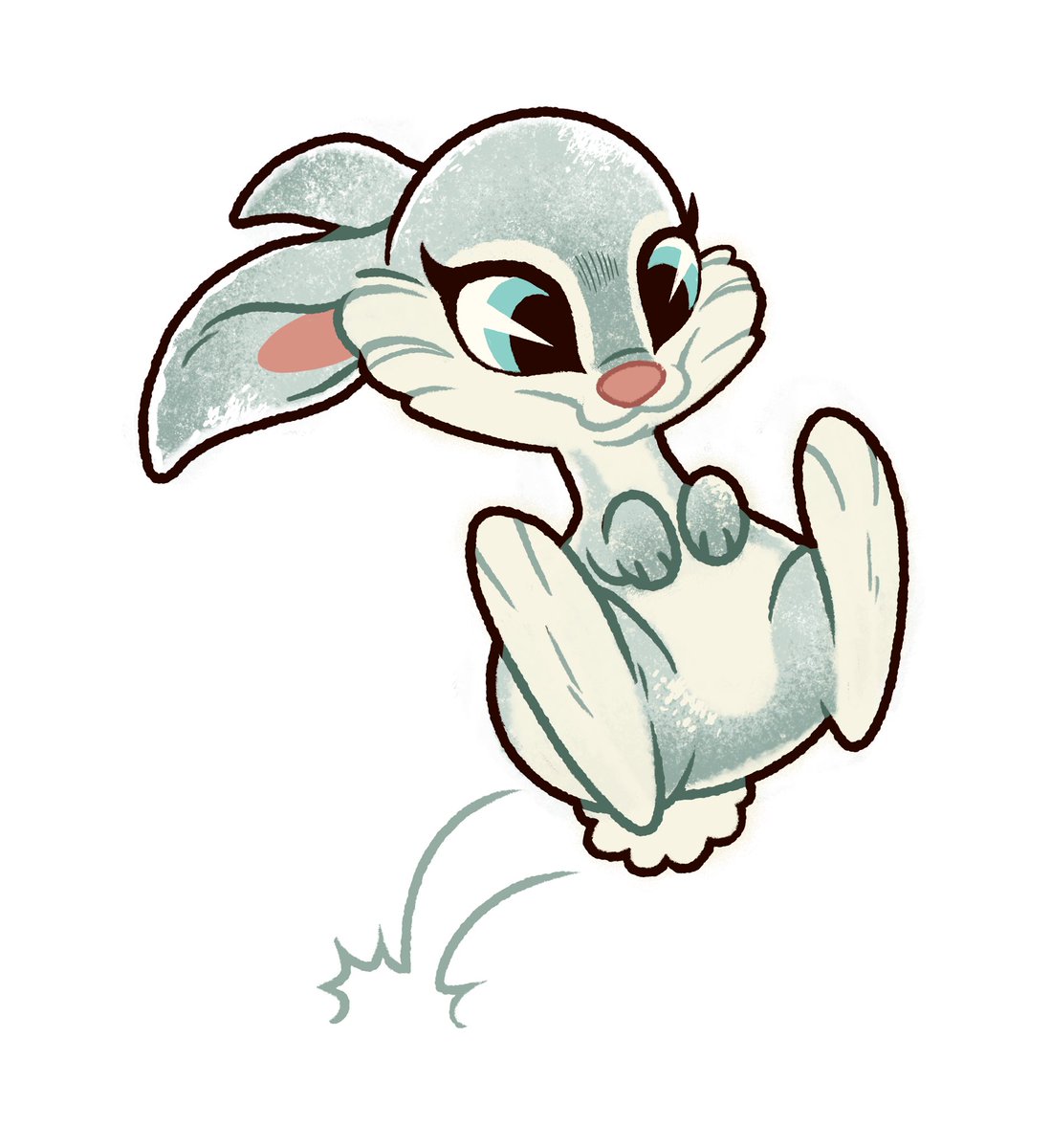「Inspired by my visit to The Bunny Museum」|Kyra Kupetskyのイラスト