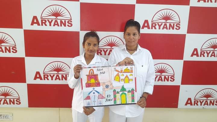 aryanscollege's tweet photo. 🇮🇳🇮🇳🇮🇳

👉The Poster Presentation activity was organised by  Aryans Institute of Nursing, Rajpura, Near Chandigarh on 15th August with great enthusiasm and fervor.

👉🏻Students have participated overwhelmingly in this activity for Azadi ka Amrit Mahotsav. https://t.co/CuYhYCZ9MA