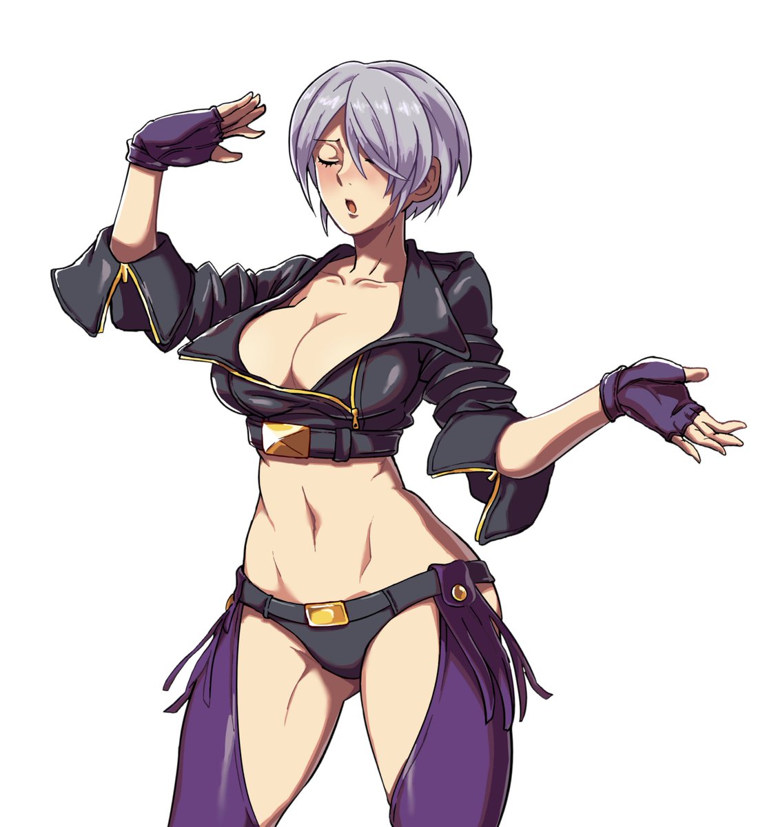 Niyuyu00's tweet photo. Commission for... @dogemario12 

#KOF #SNK #SNKHeroines https://t.co/V9DmfXGSu3