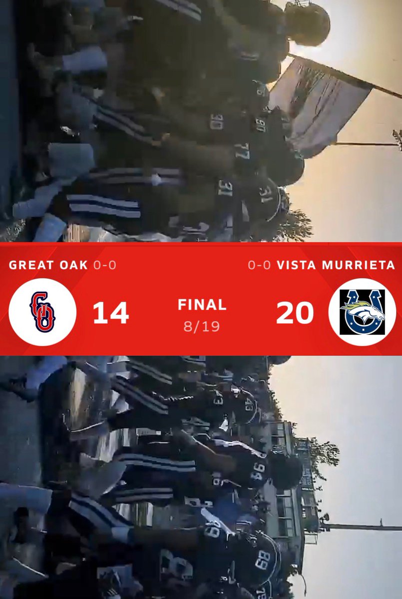 vmhsband's tweet photo. VMHS home opener: 20-14 final, Vista Murrieta ✌️ https://t.co/naB5gf26XH