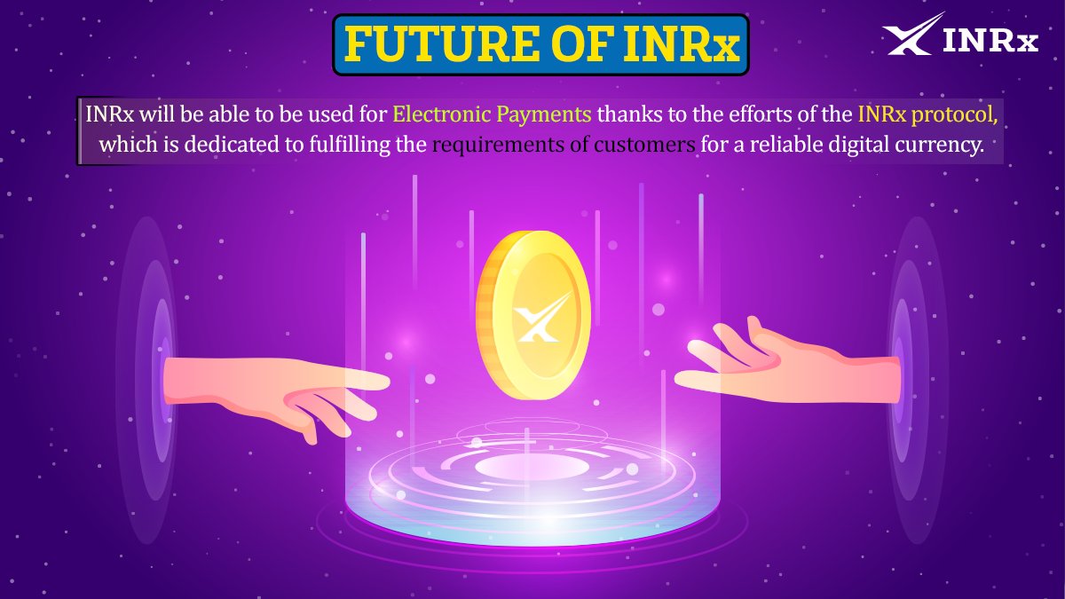 inrxpay's tweet photo. Future of INRx
#inrx #future #inrxgrow #eletronicpayments #inrxfoundation #Digital #Currency @aman_vaths @analogchain https://t.co/XNMjoenDtd
