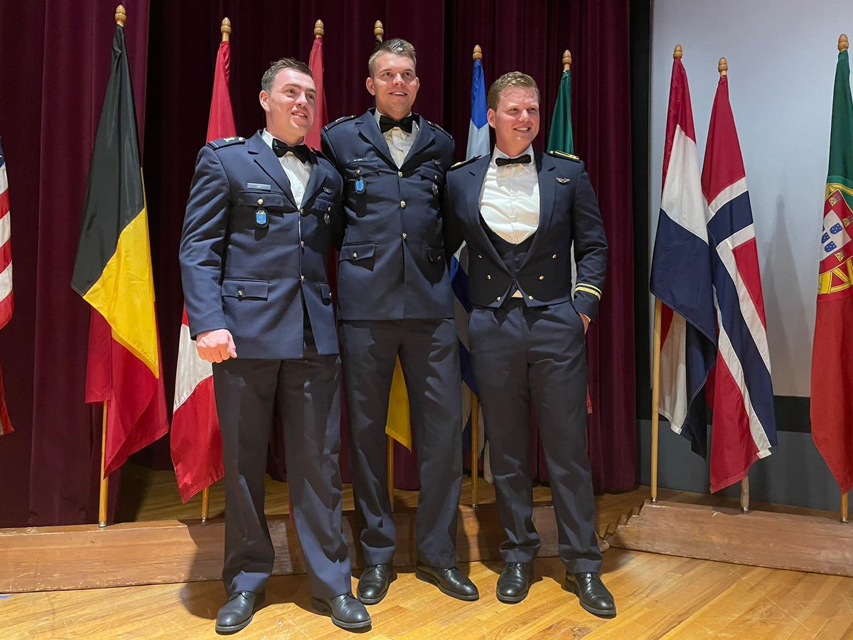 Today I witnessed the graduation of our newest Netherlands Air Force pilots at Sheppard AFB. Lars, Raaf and Ruben congrats for achieving a big milestone in your career and welcome to the club!