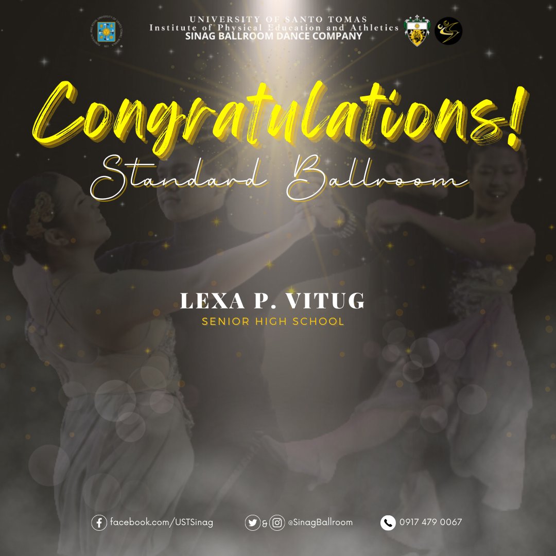 sinagballroom's tweet photo. Congratulations and a big warm welcome to the new trainees of our dancing family who have passed the auditions! 🐯🔥

We look forward to dancing and training with you very soon! 💛

Board by: Justine Agpalo 
Caption by: Luigi Mendiola https://t.co/dHz42O16xl
