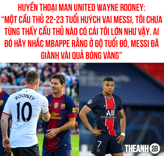 654jkll's tweet photo. WAYNE ROONEY KHÔNG VỪA LÒNG TRƯỚC THÁI ĐỘ CỦA MBAPPE.Sau tình huống Mbappe huých vai người đàn anh Messi để tiến tới chỗ Neymar xin đá penalty đã khiến siêu sao người Argentina tỏ ra vô cùng bất ngờ trước thái độ của người đàn em. https://t.co/MaR16E8NIM https://t.co/dspC6X2pi5