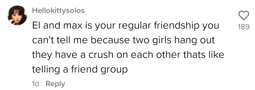 IoveIeven's tweet photo. sadie and millie literally ships elmax too ☠️ ?? https://t.co/ibsaIgQ9Kj