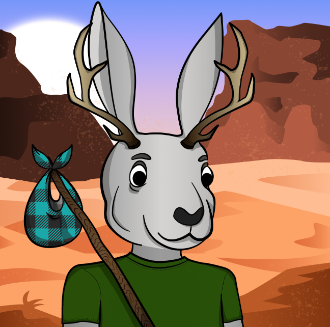 FREE Jackalope NFT! I'm giving one to a lucky degen who completes all 3 steps:

1 - Follow all:
<a href="/JackalopeNFTs/">Jackalope Projects</a>
<a href="/Grouchy_Degens/">Grouchy Degens</a>
<a href="/Trippin_Cets/">Trippin' Cets🍄</a>
<a href="/FrostyPenguins_/">Frosty Penguins</a>
<a href="/MutantGoats_NFT/">Mutant Goats</a>
<a href="/OldZukiNFT/">OldZuki</a>
<a href="/SavvySloths/">Savvy Sloths</a>

2 - Join discord: discord.gg/dEGaufqUjc

3 - Reach #33 in counting channel