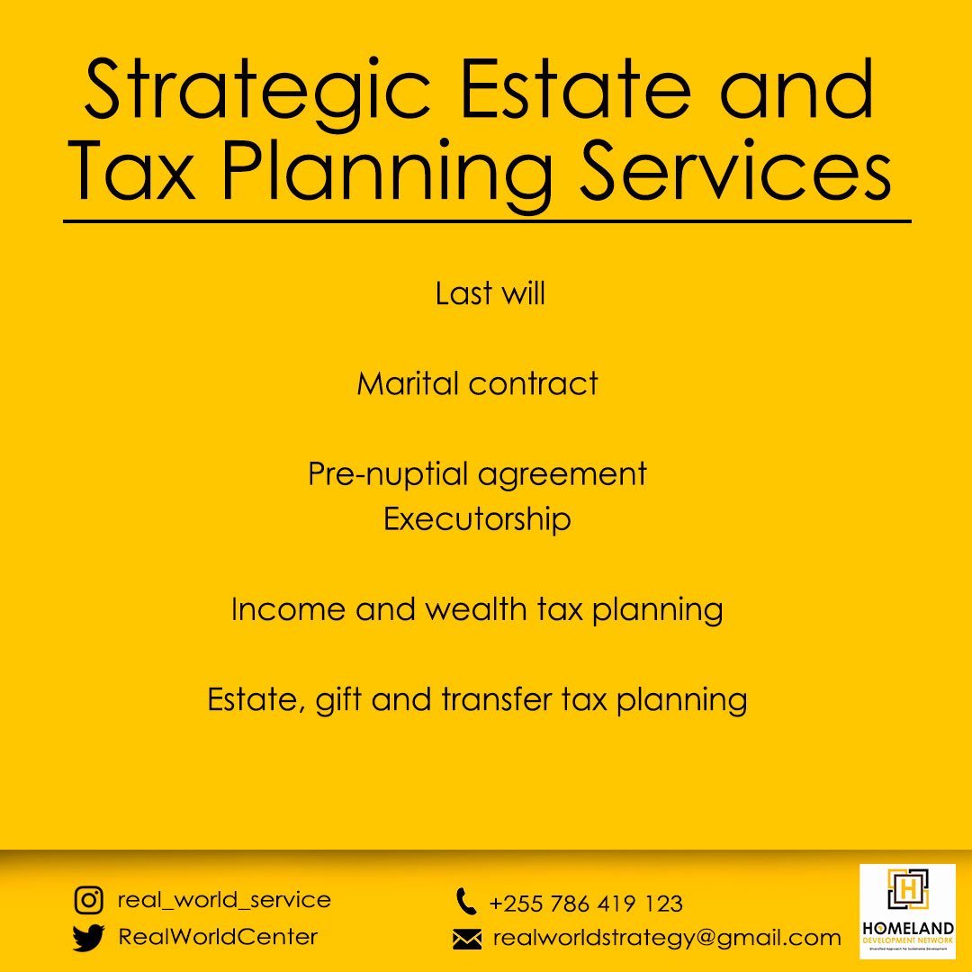 HomelandBizClub's tweet photo. #StrategicEstateandTaxPlanning

Acquiring assets is half the story, the other half is to protect them. Estate and tax planning will provide you with a roadmap to wisely preserve and distribute your assets after your demise while optimising tax exposure. https://t.co/H16PPsl0NG