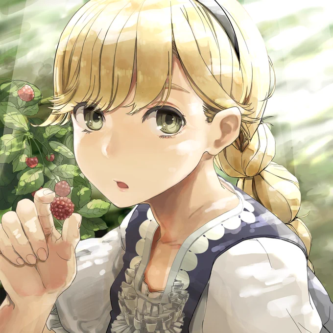 最初期に頑張って描いたこの4枚から1枚をリメイクします。 