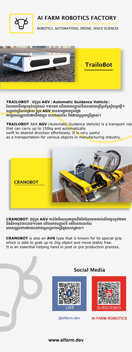 longkimkhorn1's tweet image. You need robotics and automation solution to upgrade your SME's production and manufacturing?
Contact #aifarm #roboticsfactory #automationservice