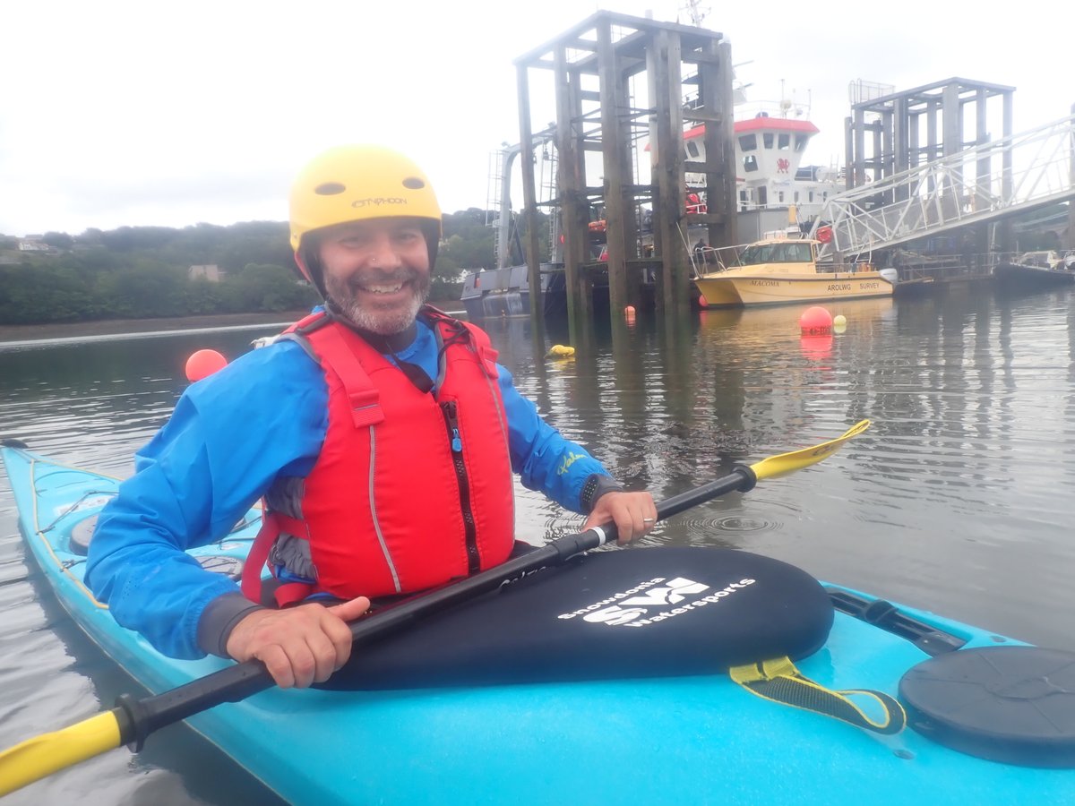 SeaMorKayaking's tweet photo. It was lovely to meet Corrine and Vito this summer and give them some practice in both single and a tandem sea kayak in preparation for their trip in Sweden. 
Da rhoi cyfle iddynt ymarfer sgiliau mewn ceufad môr tandem yn ogystal â rhai sengl. #tandemseakayak https://t.co/DFDkiZcxRw