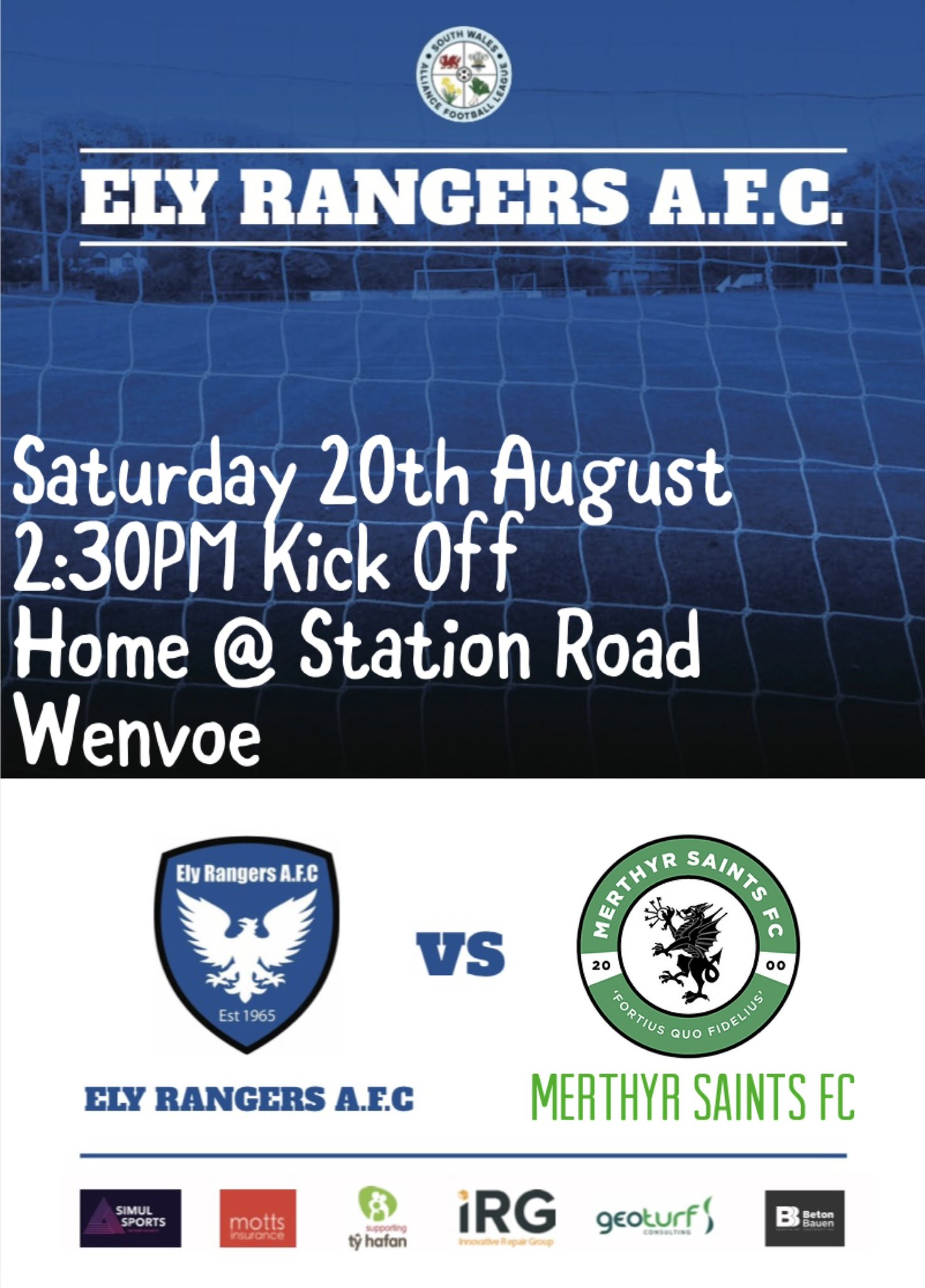 Ely Rangers FC on Twitter "GAME CANCELLED ⚽️ Unfortunately opposition