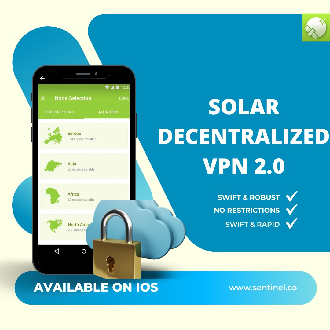 dVPNBangla's tweet photo. ১/৩ @solarlabs_team-এর সোলার Decentralization Vpn 2.0 প্রবর্তন করা হচ্ছে যা ব্যবহারকারীদের ইন্টারনেটের ব্যক্তিগত ও নিরাপদ গেটওয়ে ব্যবহার করে সারা বিশ্ব জুড়ে শত শত সম্প্রদায়-পরিচালিত সার্ভারে অ্যাক্সেস পেতে দেয় ✅

 #solardvpn #dataprivacy #decentralized #web3 #privacy #dVPN https://t.co/lQ6viFqkzP