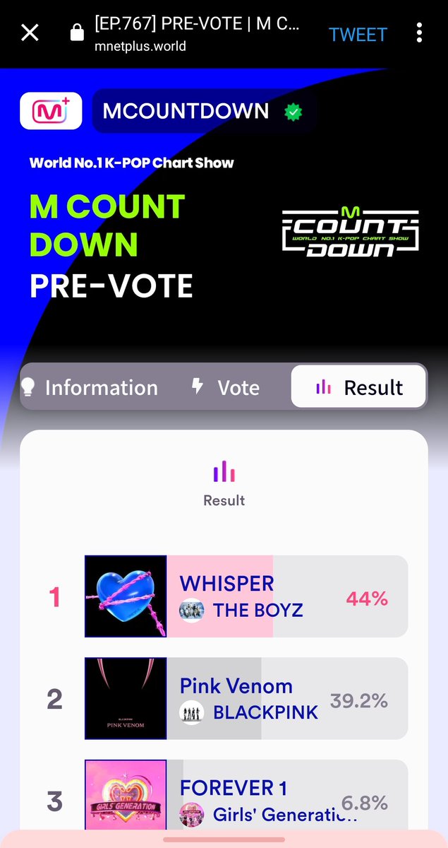 blackpink_161's tweet photo. We have to do this #BLINKS
#PINKVENOMONMCOUNTDOWN #PreVotes #PINKVENOM #BLACKPINK https://t.co/T9ao1dyIto