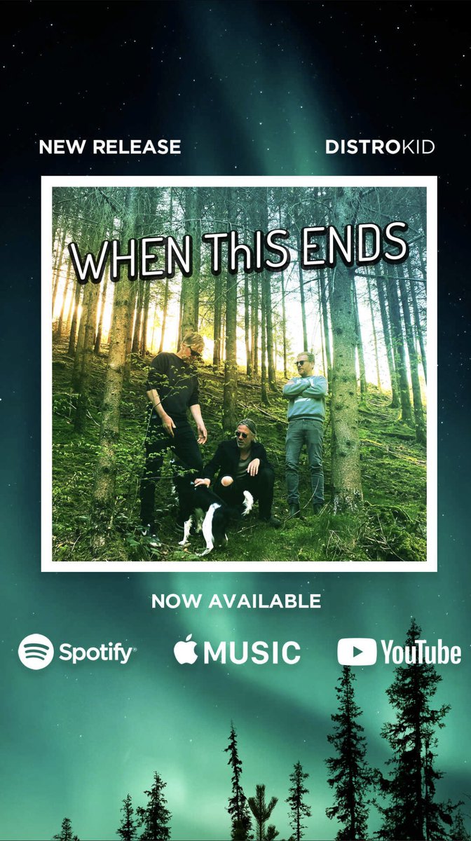 Hi lovely people, our new single 
“When This Ends” is out now!
The track was written last summer while we were jamming on a boat for a couple of days. 
Now it’s time to set this song free! 
Hope y’all like it.
Hugs and kisses, Bob Billy