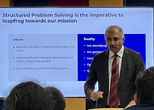 seth_nitin's tweet photo. Finished my #india trip with full day workshop with 100+ of our managers. Excellent discussions on how to unleash their #entrepreneurial potential, #operatingprinciples for successful #digitaltransformation & on structured #problemsolving. So excited about potential of this group https://t.co/qecY4P6dyU