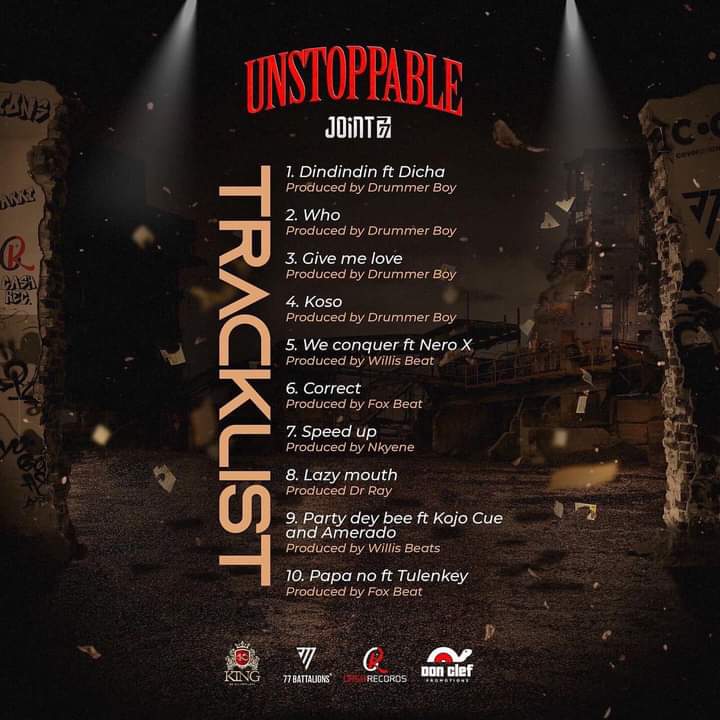 Mello30918740's tweet photo. The Track List for Joint77 - Unstoppable Album 2022 is out. I think 10 good tracks on this Album is just good enough for us just fabulous ⭐️♥️🙌🏾
https://t.co/f0Jn0t3OQR https://t.co/NjFIdoZhnV