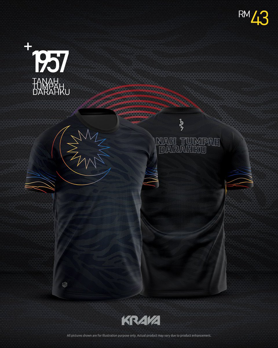 krava_studio's tweet photo. Hi guys 👋🏼
.
Our Limited Edition Merdeka 2022 Tee 🇲🇾 is here.
.
Kids Roundneck Short Sleeve: RM43
.
Size available: XS - 5XL
Material: Microfibre Eyelet
FREE POSTAGE!!!
.
#kravastudio #kravakravers #kraversmalaya #merdeka2022 #tanahtumpahdarahku #wearwithpride https://t.co/cKqncuKf19