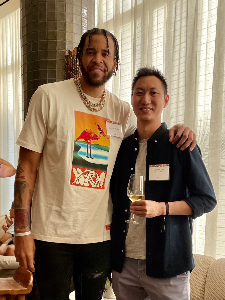 Mike Zhu (@mbbzhu) on Twitter photo Awesome chatting with <a href="/JaValeMcGee/">Javale PIERRE 3Xs McGee</a> at #LATechWeek ! The diversity of the tech ecosystem in LA is incredible. Awesome chatting with <a href="/JaValeMcGee/">Javale PIERRE 3Xs McGee</a> at #LATechWeek ! The diversity of the tech ecosystem in LA is incredible.
