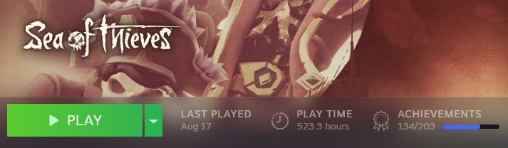 VenerableDyer's tweet photo. @SeaOfThieves I am happy to say that, while it may not be a terrifyingly large number like others have, these are 500+ hours I would never give up for anything. For my crewmates out there, you know who you are, and I love every one of you <3 https://t.co/UKf1rKnYRT