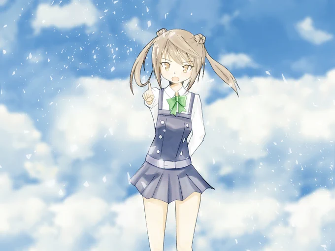 「あー!」#艦これ#満潮 