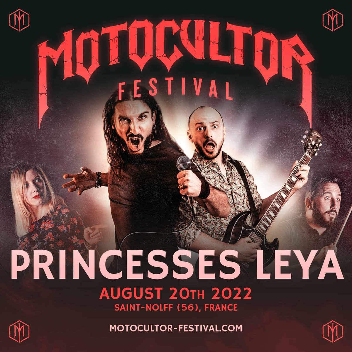 On est en route pour aller jouer au <a href="/MotocultorFest/">Motocultor Festival</a> avec <a href="/PrincessesLeya/">ThePrincessesLeya</a> !!
On envoie à 14h20!!
Qui sera là pour pogocirclemoshpiter avec nous?!