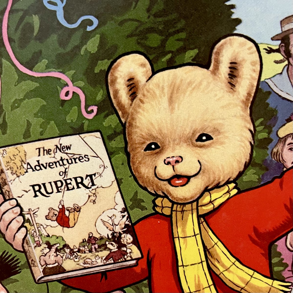 The_Beaney's tweet photo. πNow open: #RupertBear Centenary Celebration!π
πͺ Ready for a new adventure? Come and visit!
π Book your tickets now: https://t.co/o7S8uB086j
βοΈ #Illustration from the cover of the 50th #Rupert Annual, by #JohnHarrold.
#100YearsOfRupert #Canterbury #TheBeaney #FamilyFun https://t.co/npDotUSOT7