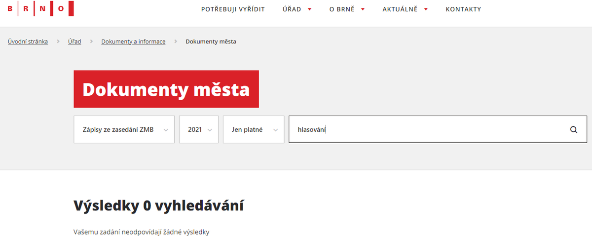 BrnoPlus's tweet photo. @kremrt @MOsouch Ještě k novému webu města, který stojí (včetně služeb) 25 mil. a dělá se déle než rok. Je to jen upravený open source redakční systém. Struktura dokumentů města víceméně převzatá z dřívějška. Nefunguje full-text vyhledávání v dokumentech.... https://t.co/Q2GMM1RPpS