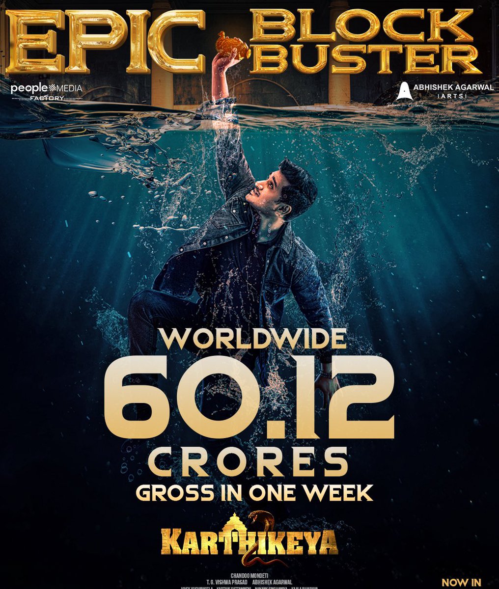 i_himanshurawat's tweet photo. Forget about #Lalsinghchadda
Watch Blockbuster #Karthikeya
20 Crore budget movie made 60.12 Crore.

@actor_Nikhil https://t.co/ZBeb1czWwj