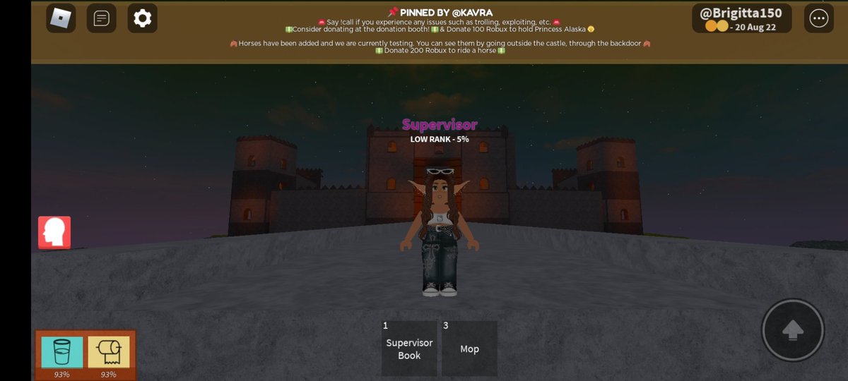 Brigitta150's tweet photo. Kavra's Kindom on roblox. Its a very good game. This game useing group rank in the game. If you want play with that first join the group after speak with a receptionist and ask her for a job. :) #kavraskingdom #roblox #game https://t.co/ra9uTTnssZ