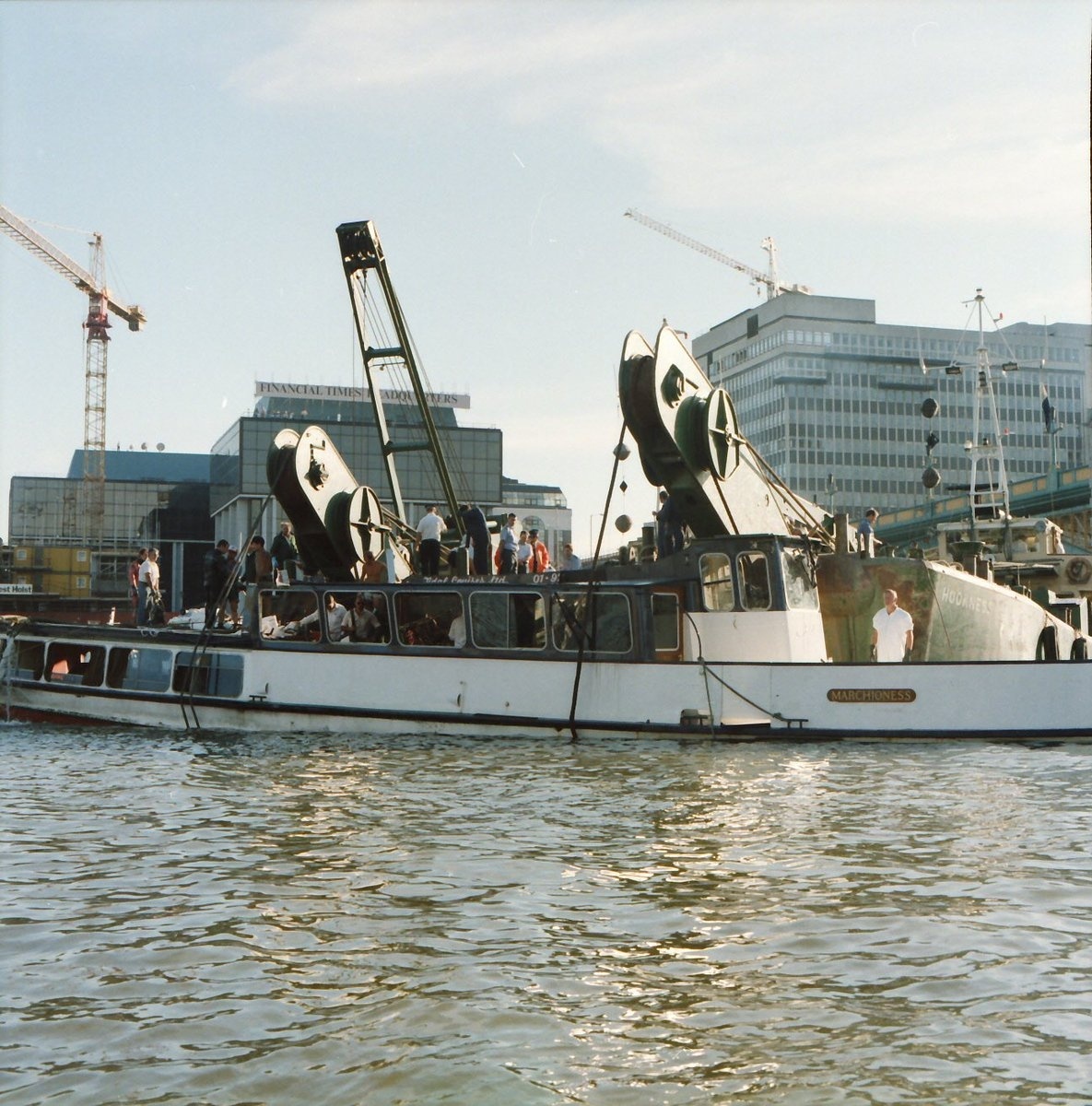 Today we remember the 51 people who sadly died in the Marchioness disaster #OnThisDay in 1989, when the vessel was struck near #Southwark Bridge
