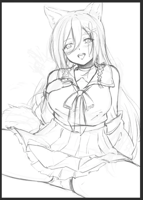 試します......
#狼ノ絵 