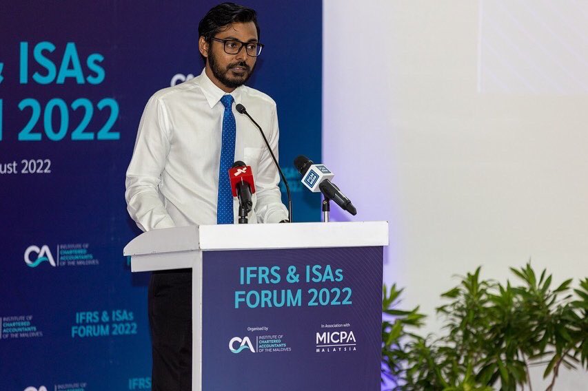 icamaldives's tweet photo. The IFRS and ISAs Forum 2022 begins with 200 participants. The forum addresses the changes to the IFRS and ISAs standards practiced globally. 

#IFRSandISAsforum2022 #paneldiscussion #IFRS #ISAs #Auditingstandards https://t.co/izOgL43Imt