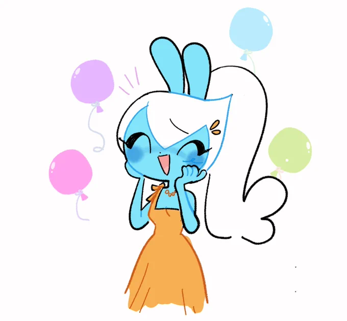 There are my balloons on my page! Must mean it's my birthday  