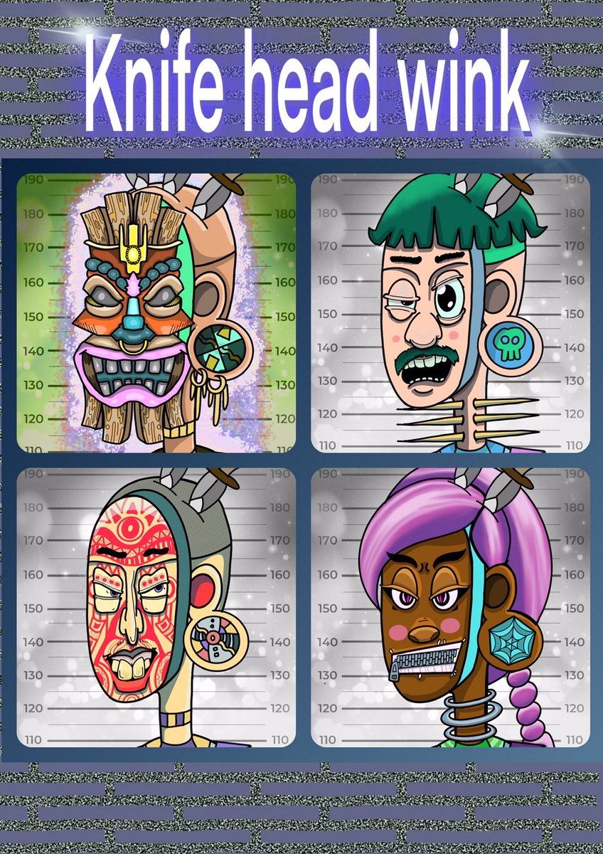 ✨new drop✨

▶️knife head wink 🐱🐱 in a cute pet style

✨#029-#032⏱18.00 pm (GM+7) 20/8/22

✨Stret price 0.5-1.3 Near

📌Paras:paras.id/collection/kni…

📍discord: discord.gg/2kaSFDVCuj
@ParasHQ 
#kinfehead #NEAR #Nftnear #paras  #NFTCommmunity 
#NFTTHAILAND