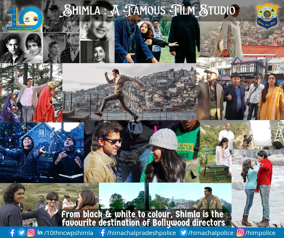 10thncwpshimla's tweet photo. #NCWP #10thNCWPShimla #August21 #FamousFilmStudio #Shimla #Himachal #Bollywood #HPPolice https://t.co/osuQO6ZG7K