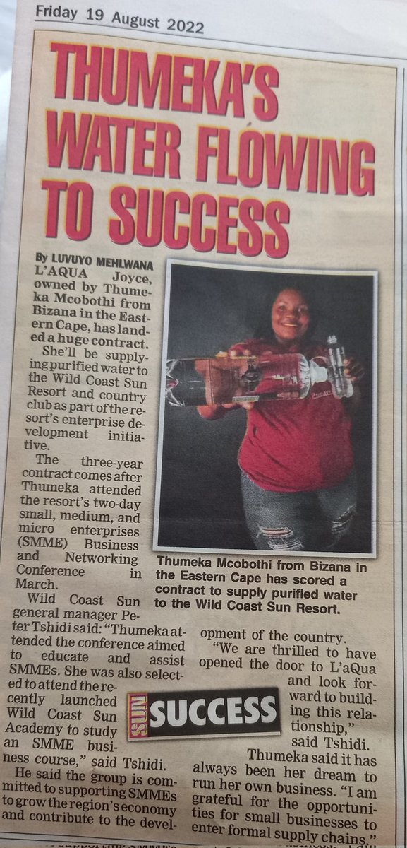 Thush_Mcobothi's tweet image. Never underestimate the power of starting small 🤞🕯️... I started selling maybe 10 cases a month.. Now I'll supplying @SunInternational hotel 🥺😇🙏
Biiig moves!