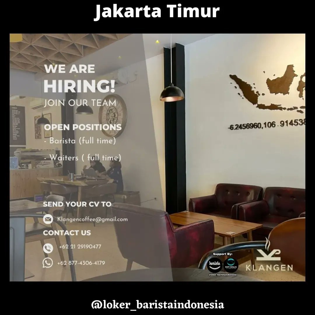 curvbee's tweet photo. #lokercot #lokerpam #barista #kasir #waiter #cookhelper #server #butcher https://t.co/7s9YfHrz0e