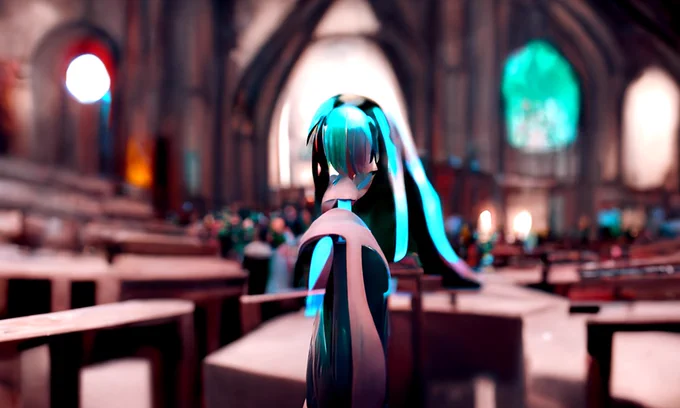 ディスコディフュージョン。なんか初音ミクっぽいのを錬成するようになったけどまだホムンクルスの出来損ないだな 